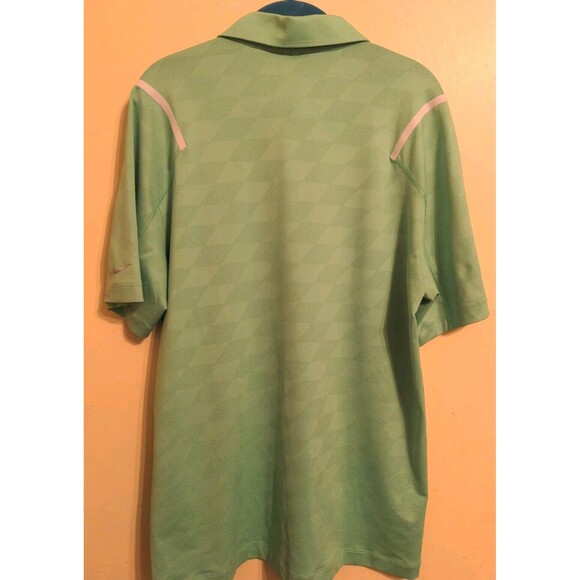 Nike Golf Tour Performance Polo Shirt Dri-Fit S/S Venom Green  Men's Size Medium - Picture 6 of 8
